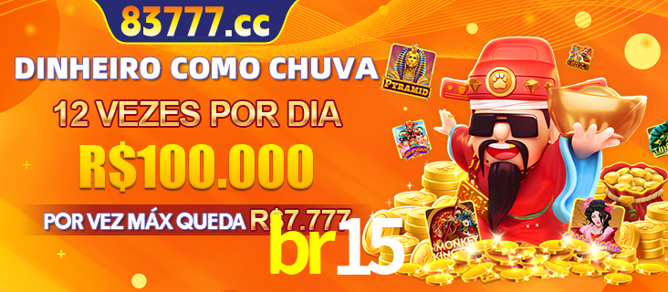 Banner do programa de recompensas Recomende para amigos do br15, detalhando os bônus por convidar amigos, com prêmios que chegam a R$288.888.